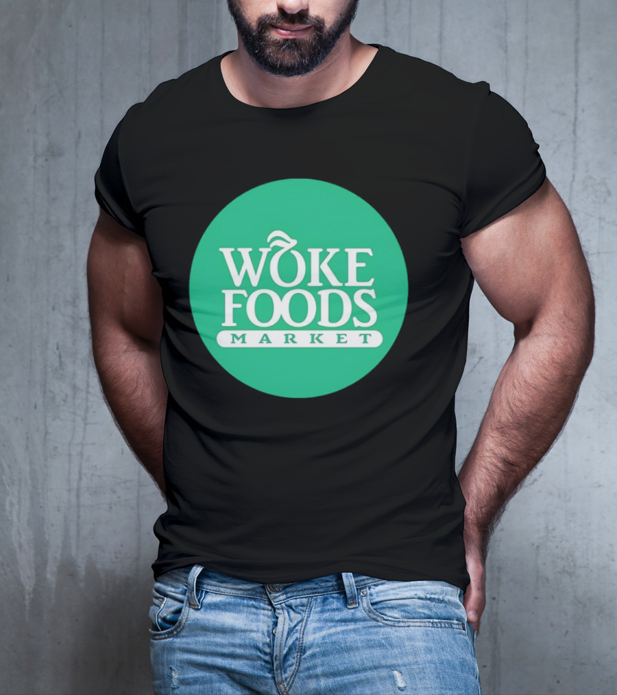 Woke Foods Market Green Circle T-Shirt