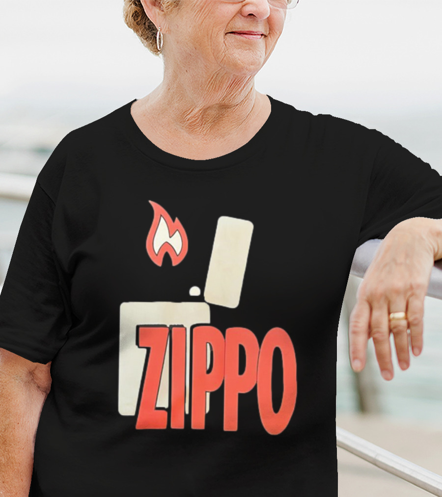 Zippo Lighter Flame T-Shirt