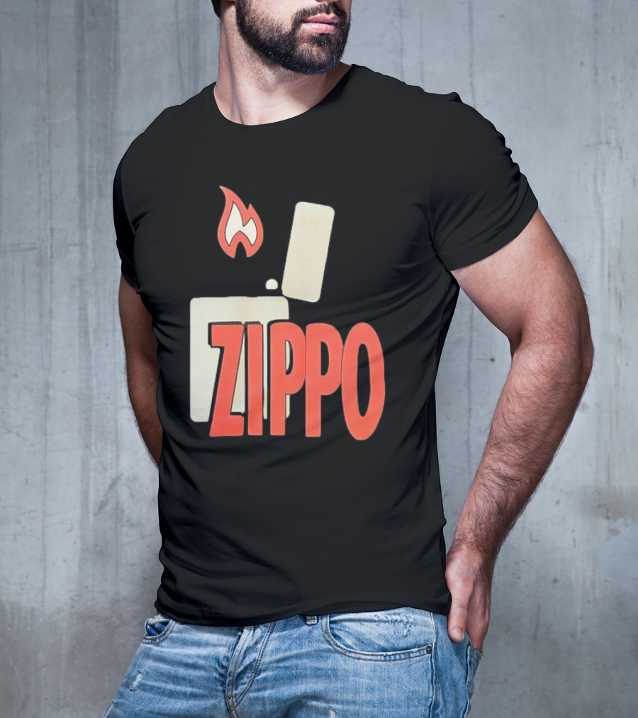Zippo Lighter Flame T-Shirt