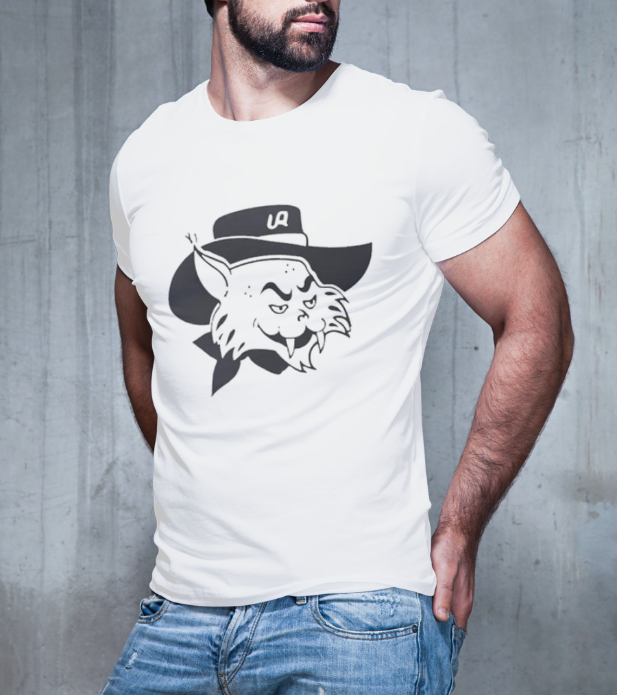 Arizona Wildcats UA Mascot Cowboy Hat T-Shirt