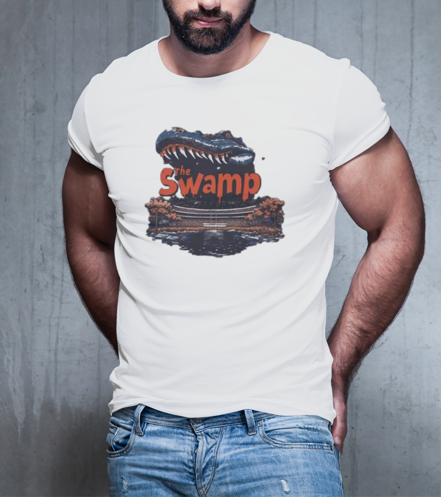 Florida Gators The Swamp Vintage Stadium Alligator T-Shirt