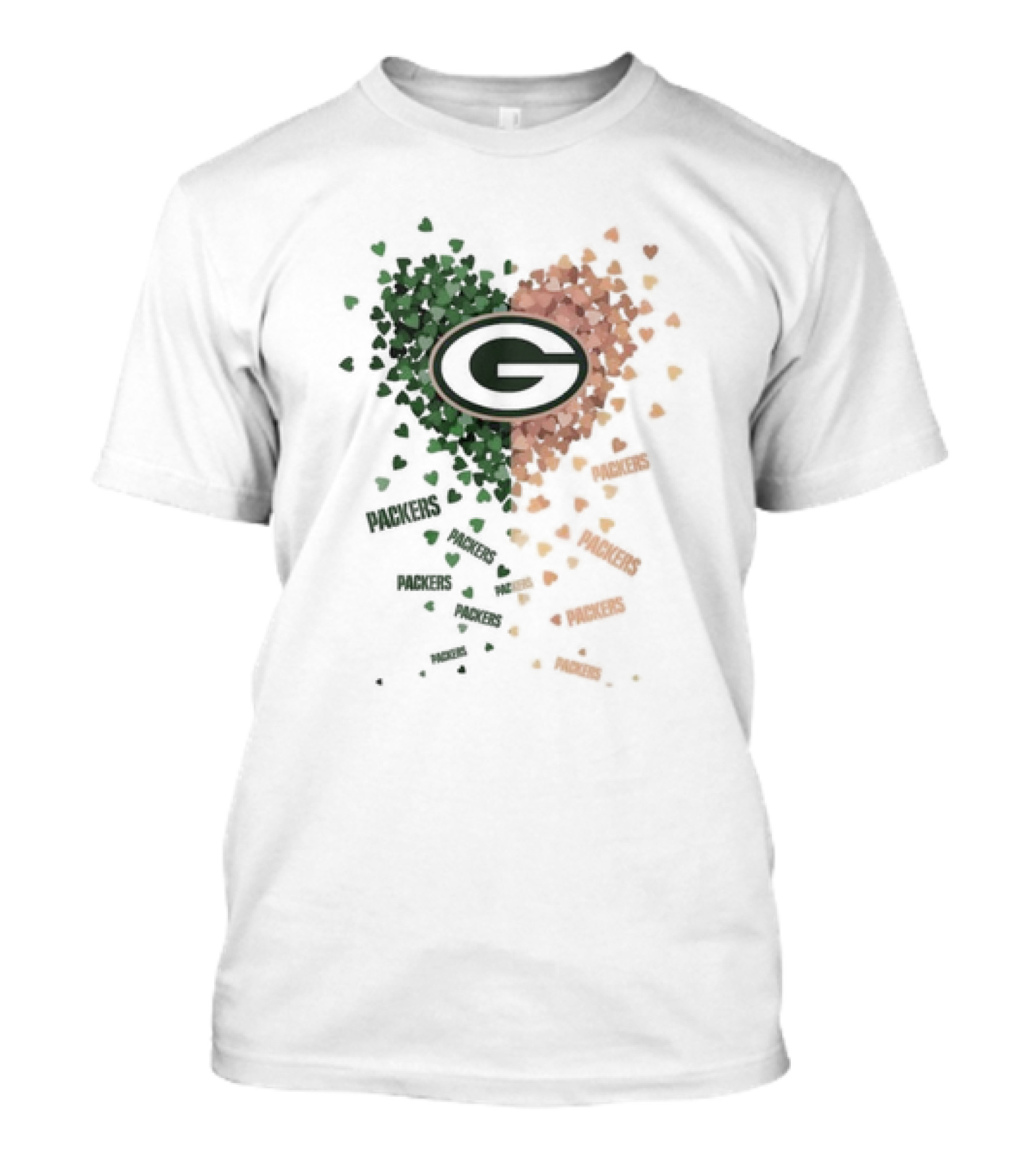 Packers Heart Green Bay Passion T-Shirt