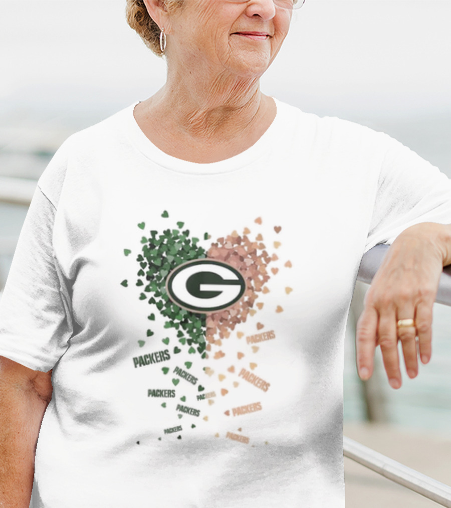 Packers Heart Green Bay Passion T-Shirt