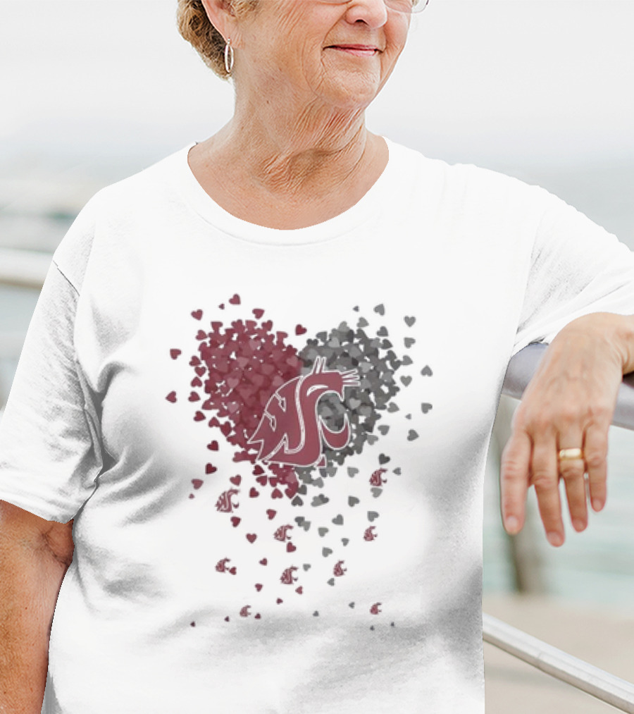 Heart Full Of WSU Cougars Spirit T-Shirt