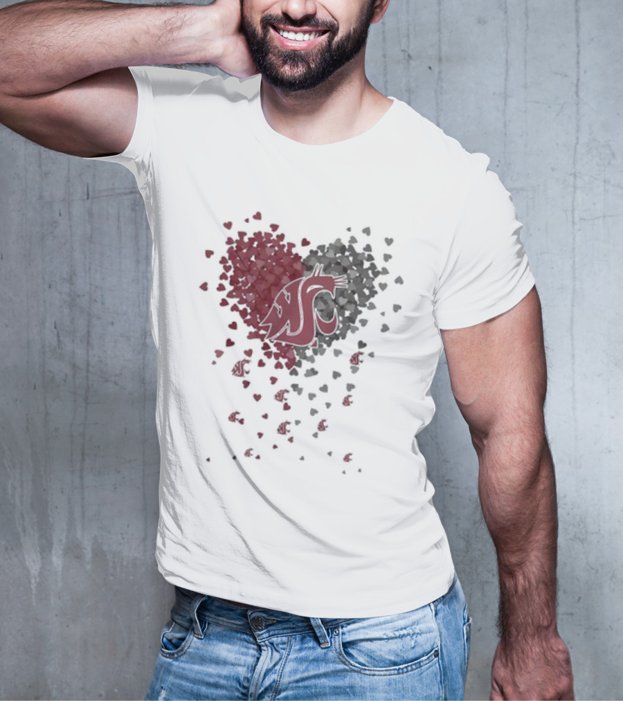 Heart Full Of WSU Cougars Spirit T-Shirt