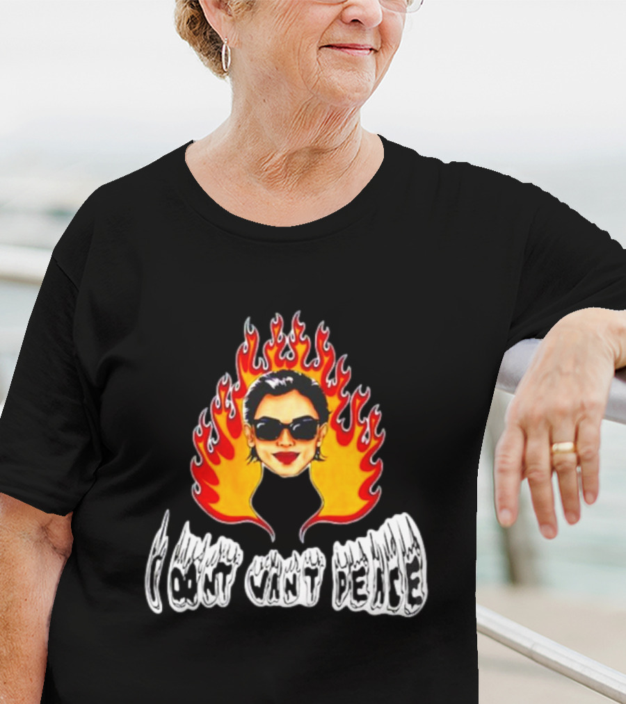 Katie Maloney I Don’t Want Peace Flaming Sunglasses T-Shirt