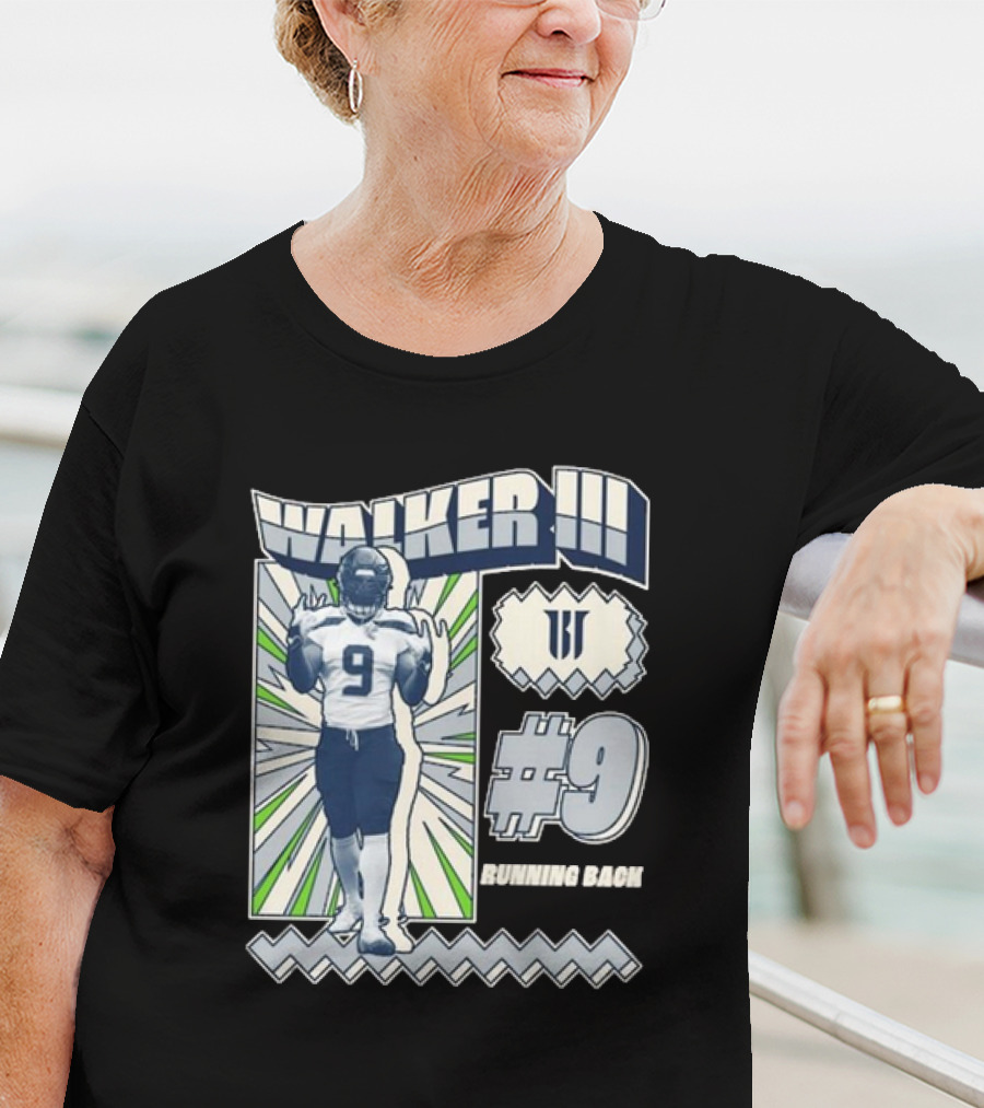 Walker III #9 Running Back T-Shirt