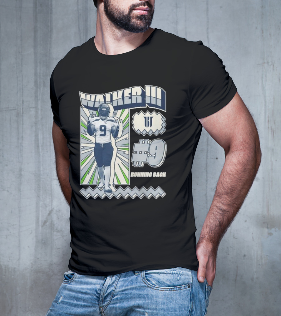 Walker III #9 Running Back T-Shirt