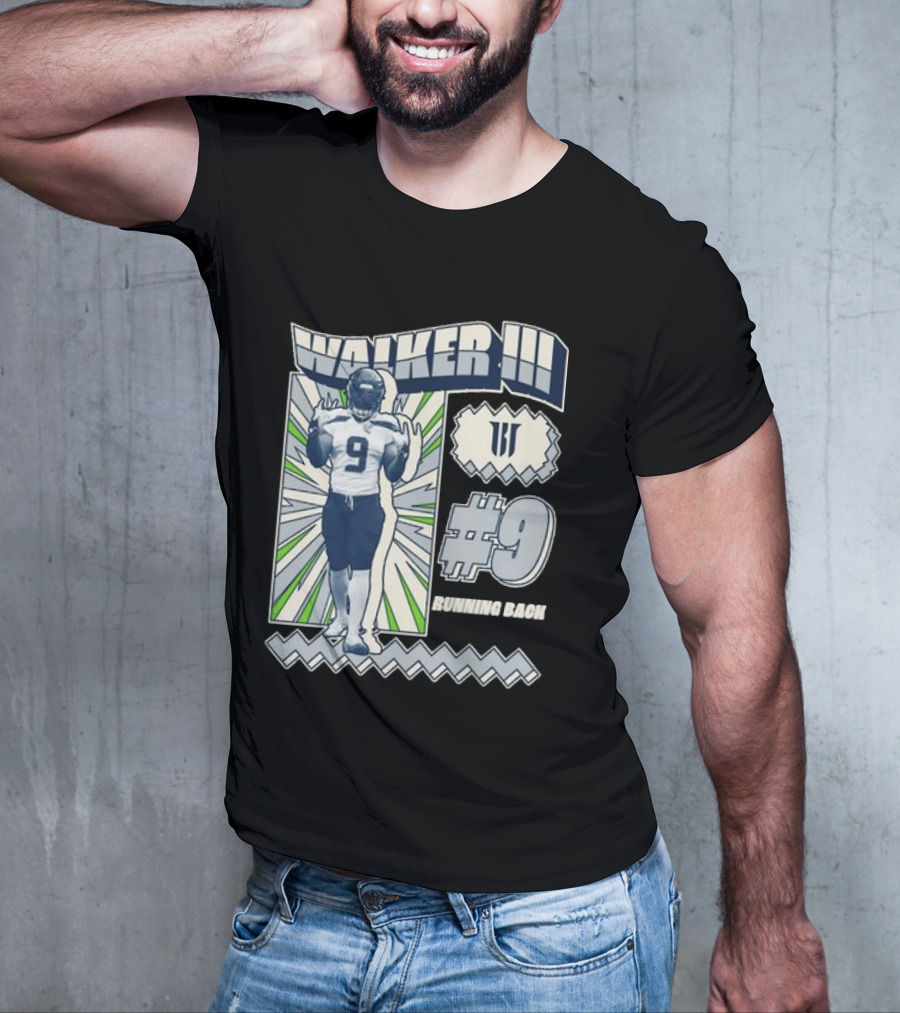 Walker III #9 Running Back T-Shirt
