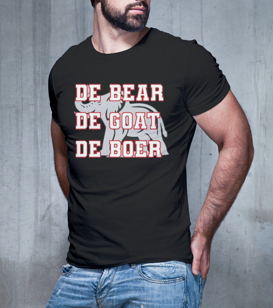 De Bear De Goat De Boer Elephant T-Shirt