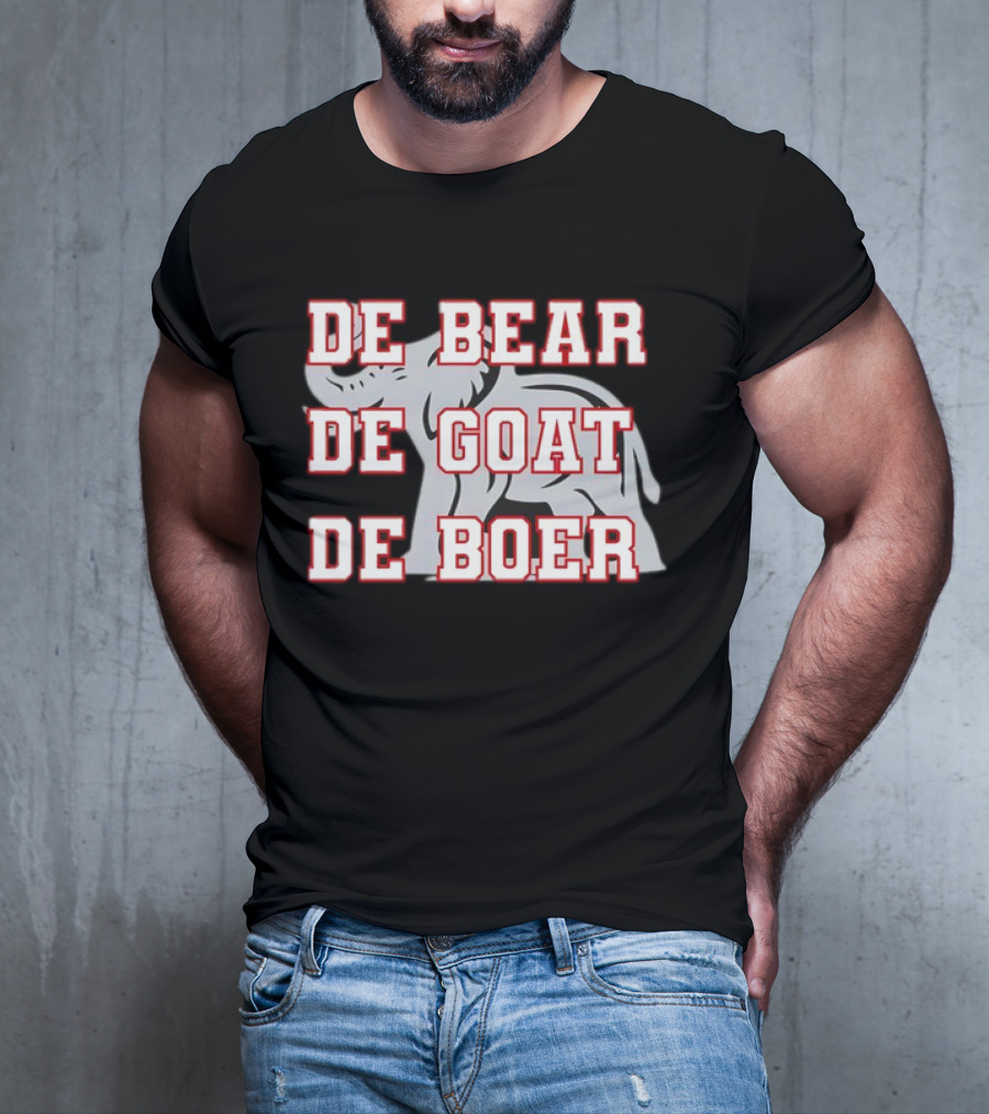 De Bear De Goat De Boer Elephant T-Shirt