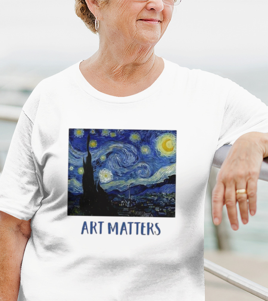 Starry Night Vincent Van Gogh Art Matters Iconic T-Shirt