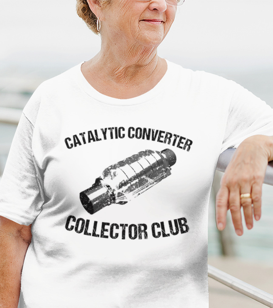 Catalytic Converter Collector Club Vintage Automotive Mechanics T-Shirt