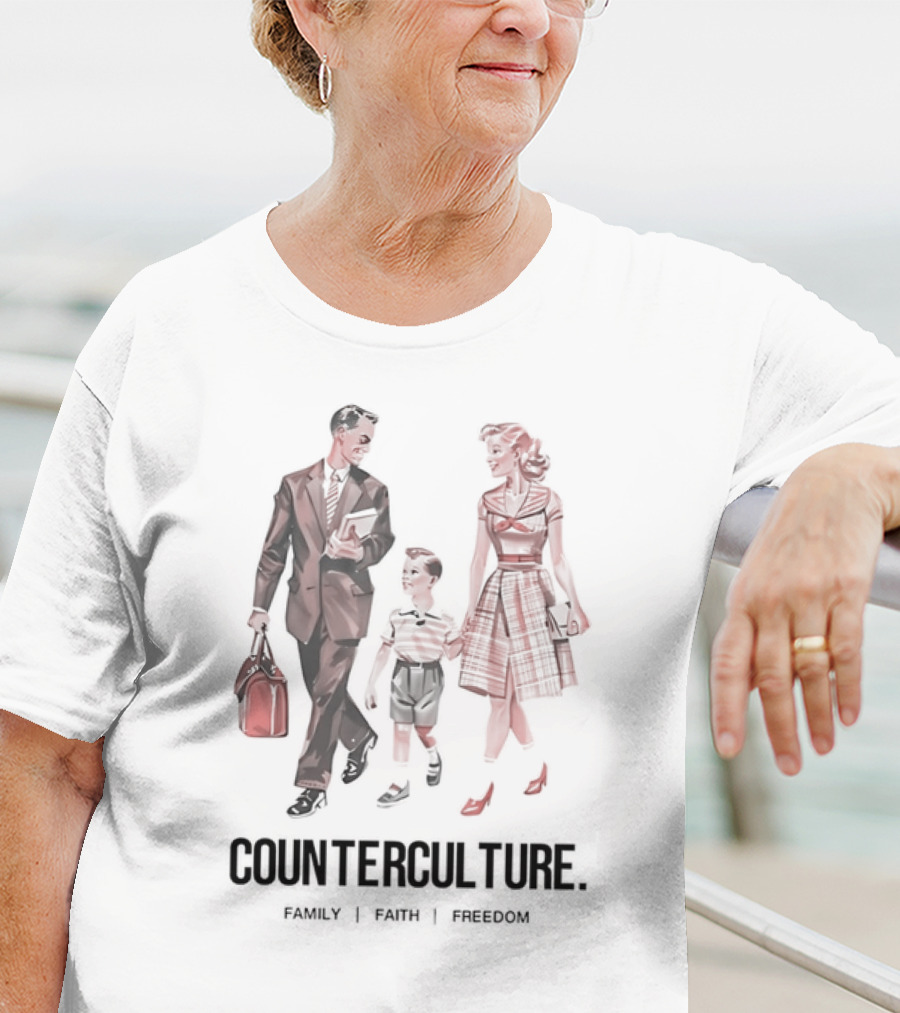Counterculture Family Faith Freedom T-Shirt