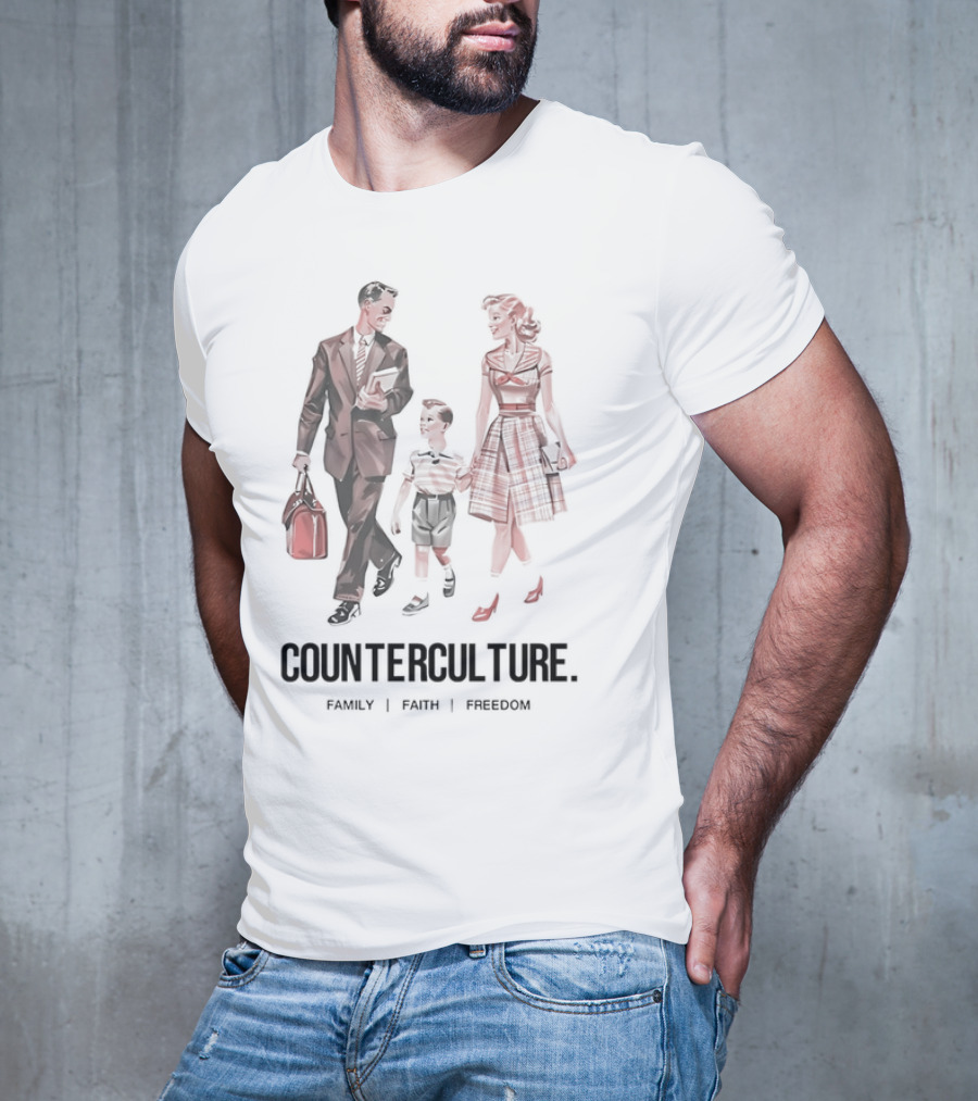 Counterculture Family Faith Freedom T-Shirt