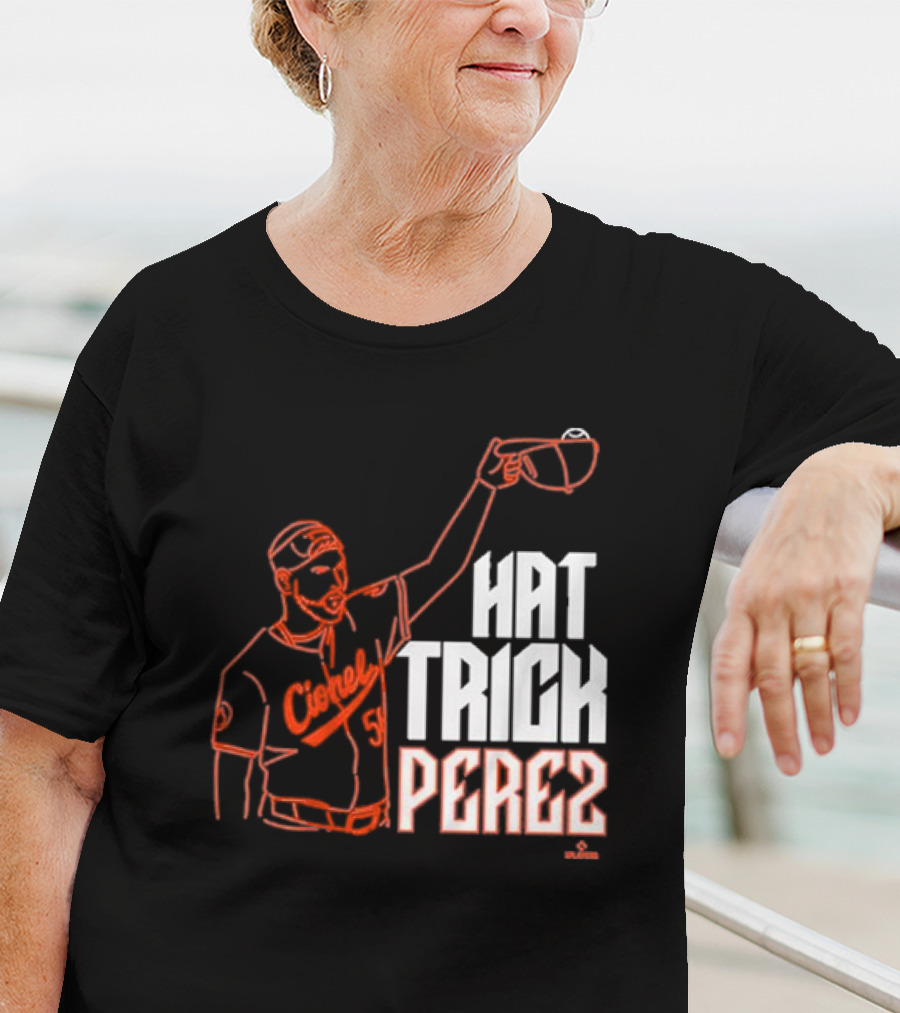 Baltimore Orioles Cionel Perez Hat Trick Perez Player T-Shirt