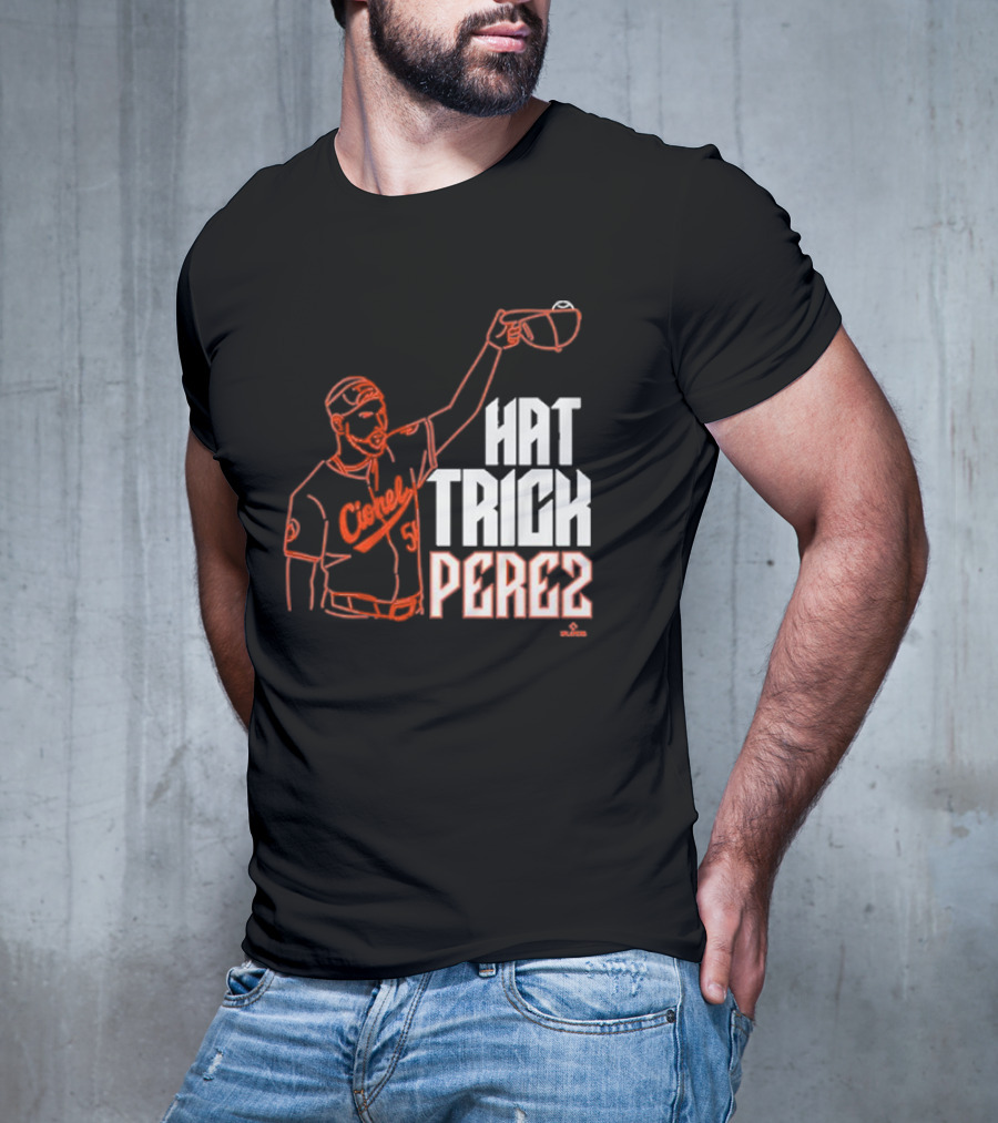 Baltimore Orioles Cionel Perez Hat Trick Perez Player T-Shirt