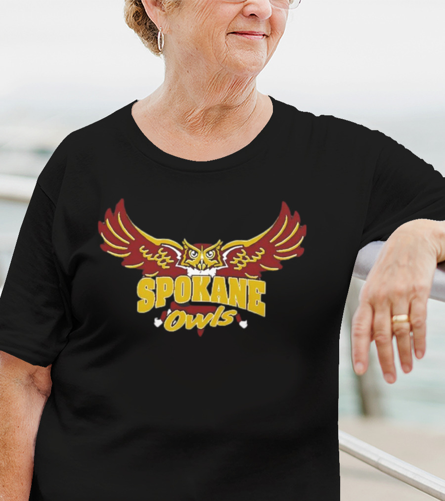 Spokane Owls Winged Emblem T-Shirt