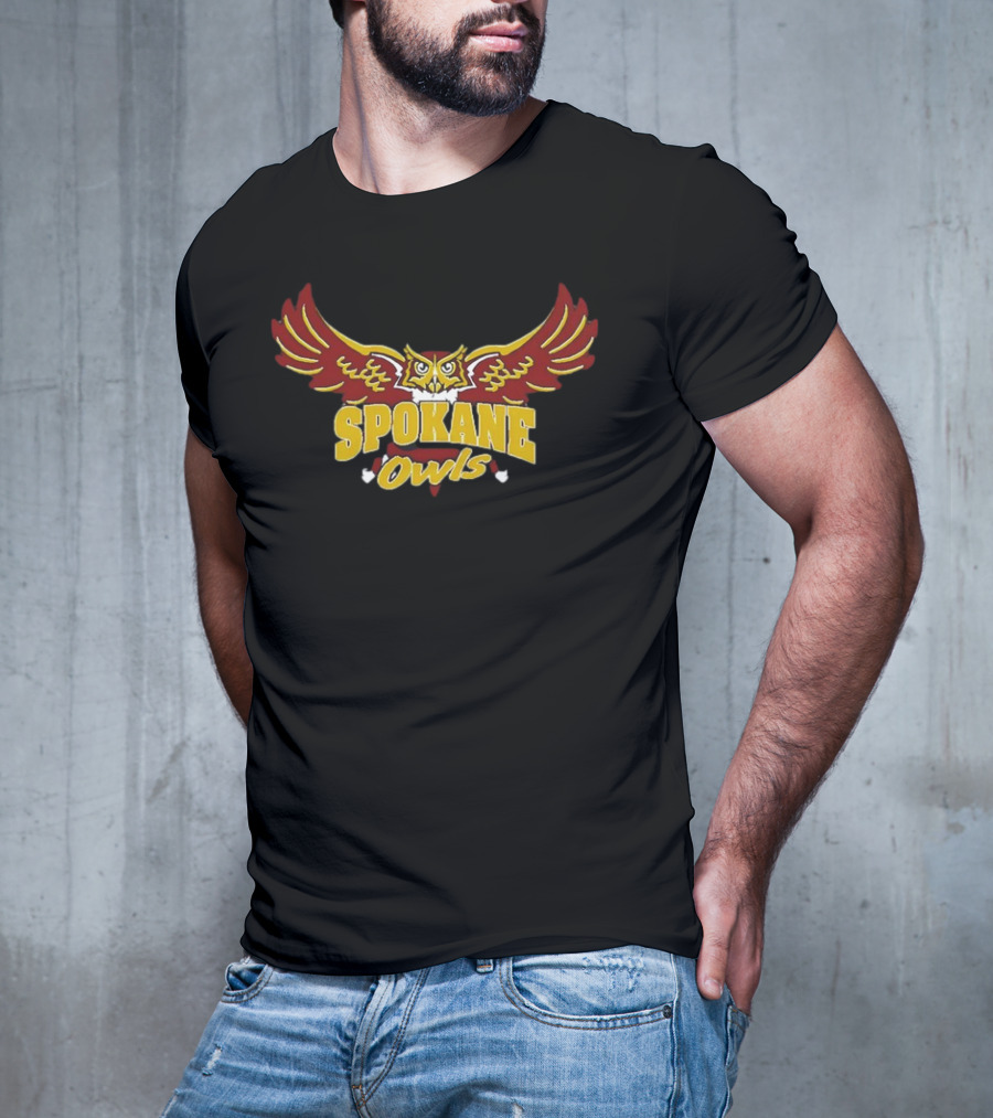 Spokane Owls Winged Emblem T-Shirt