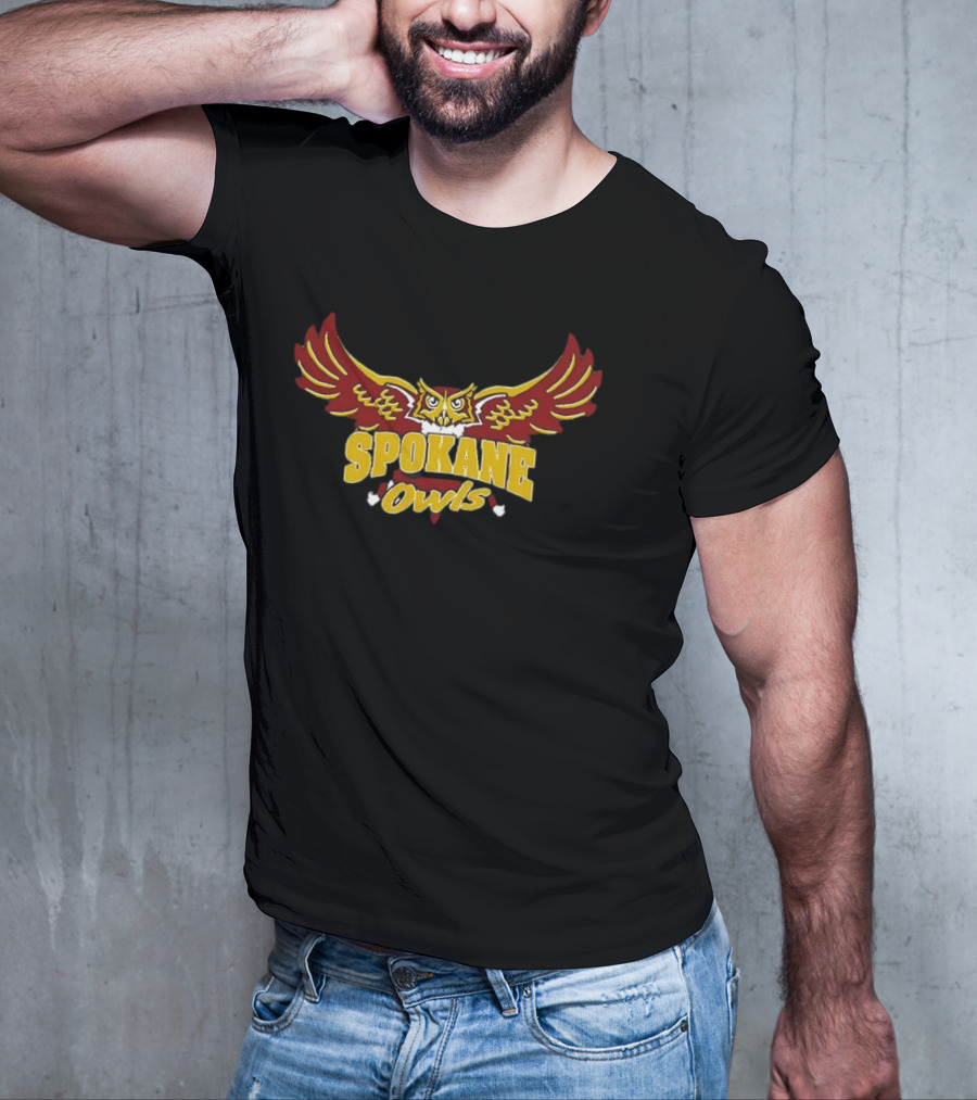 Spokane Owls Winged Emblem T-Shirt