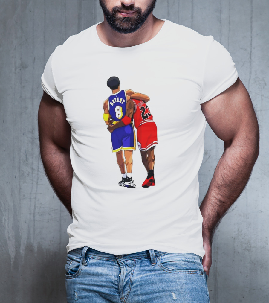 Bryant Los Angeles Lakers 8 And Jordan Chicago Bulls 23 Together Forever T-Shirt