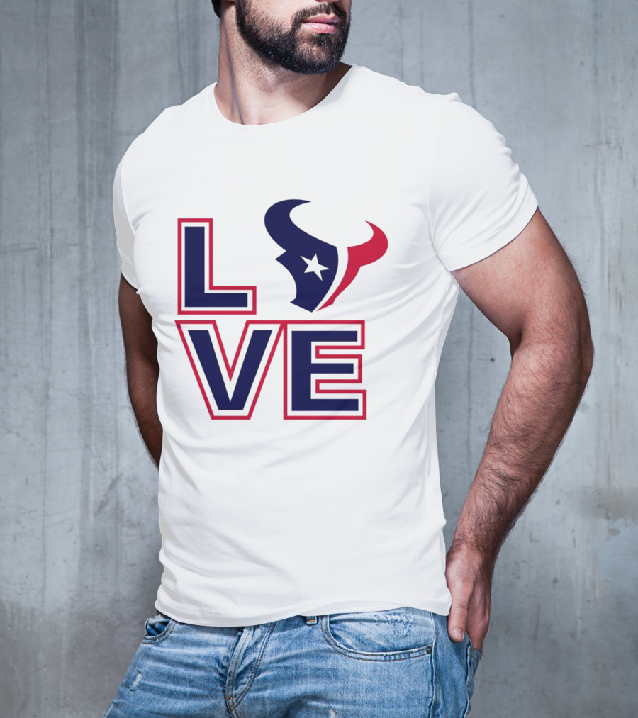 Houston Texans NFL Love Football Season T-Shirt