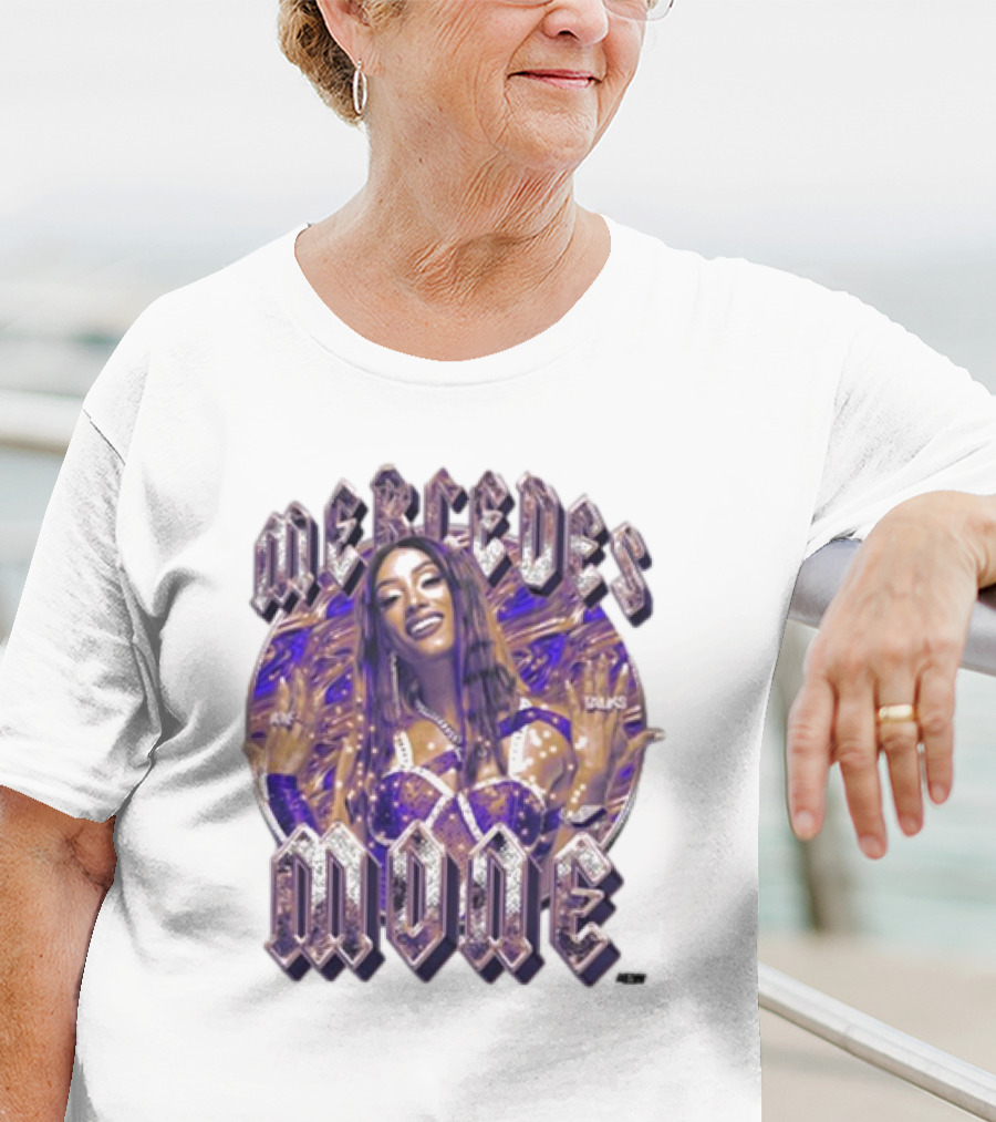 Mercedés Moné Moné Maker In Glamorous Purple Attire T-Shirt