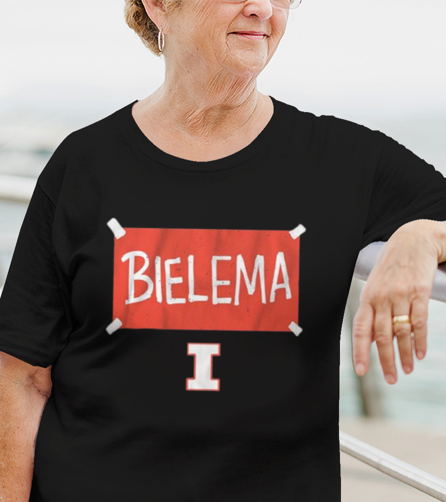 Bielema Illinois Football Banner T-Shirt