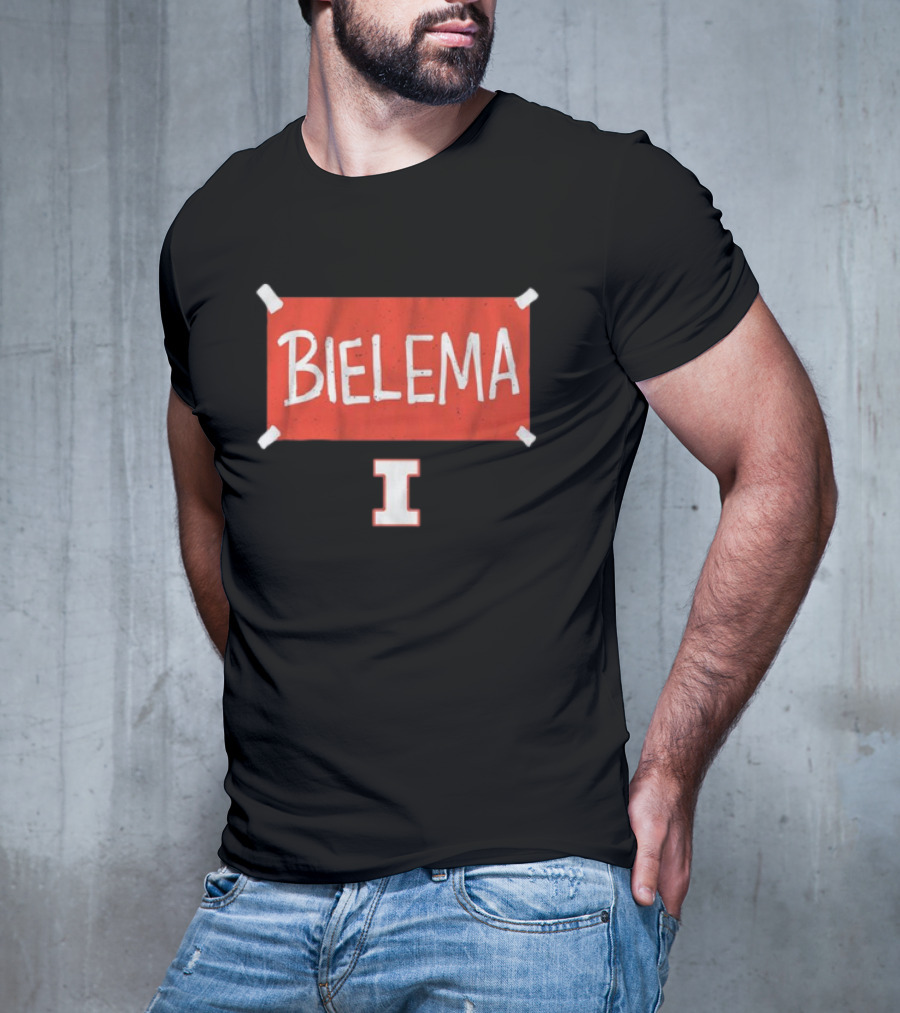 Bielema Illinois Football Banner T-Shirt