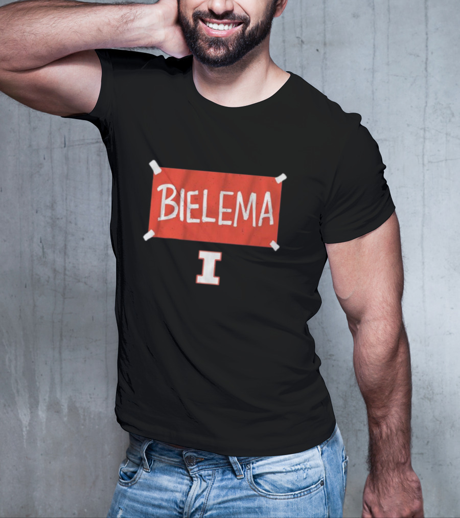 Bielema Illinois Football Banner T-Shirt