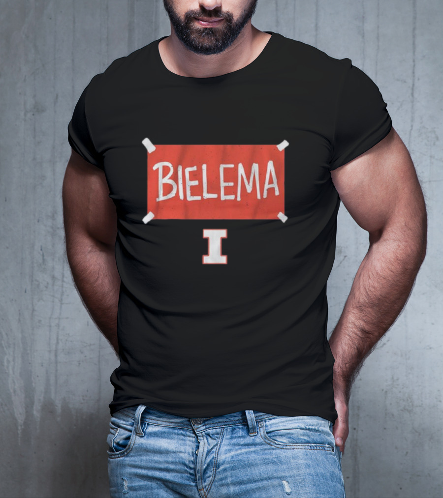 Bielema Illinois Football Banner T-Shirt