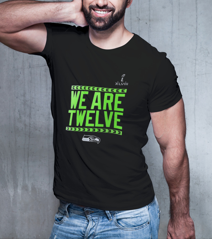 We Are Twelve Seattle Seahawks XLVIII T-Shirt