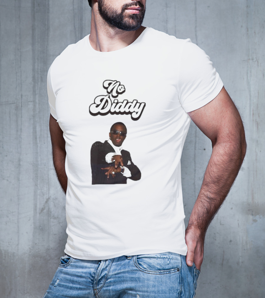 No Diddy Tongue Out Diddy Parody Sunglasses Swagger T-Shirt