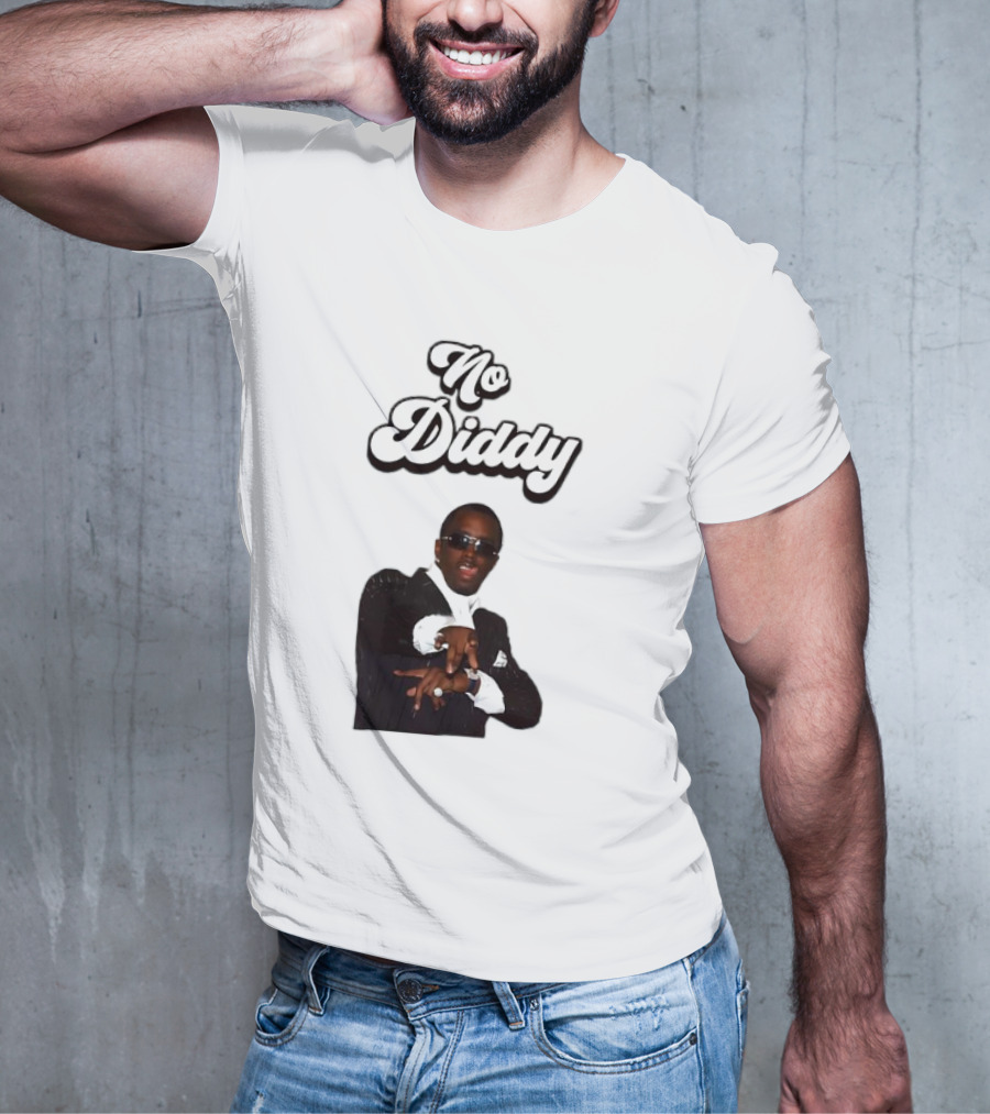 No Diddy Tongue Out Diddy Parody Sunglasses Swagger T-Shirt