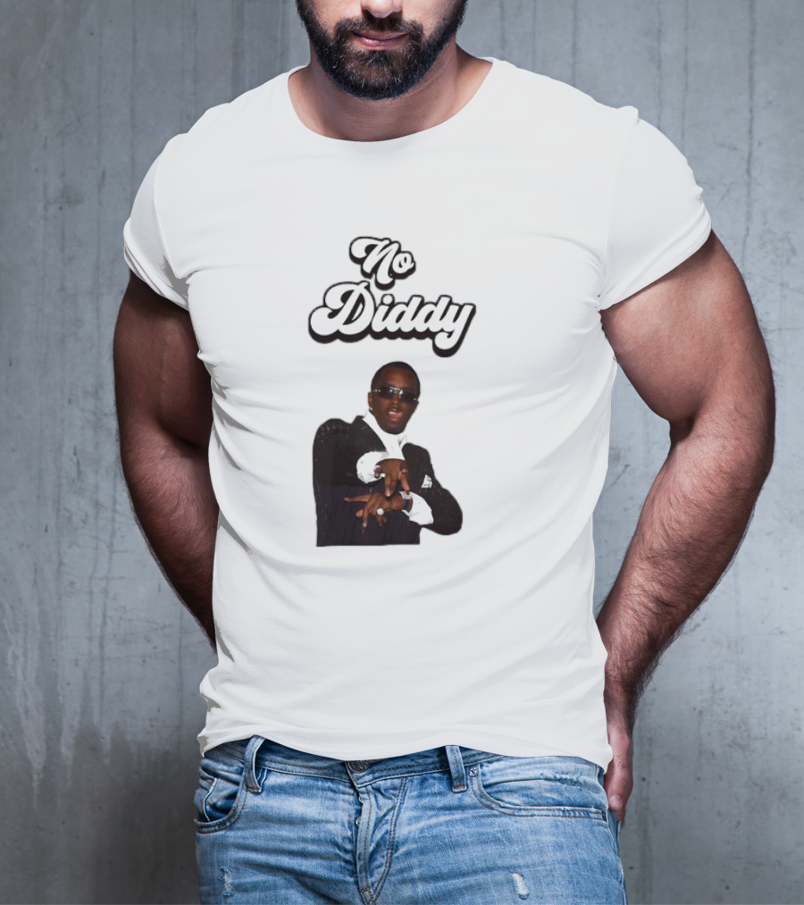 No Diddy Tongue Out Diddy Parody Sunglasses Swagger T-Shirt