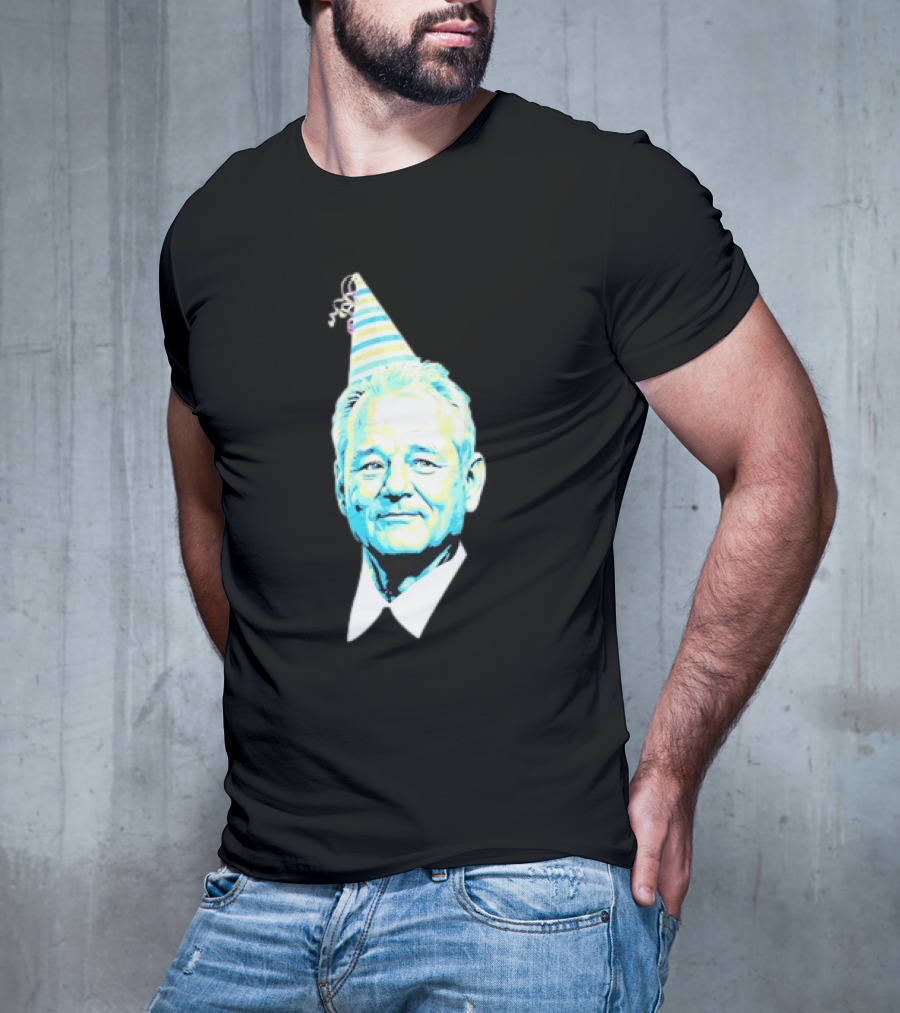 Retro Birthday Party Hat Bill T-Shirt
