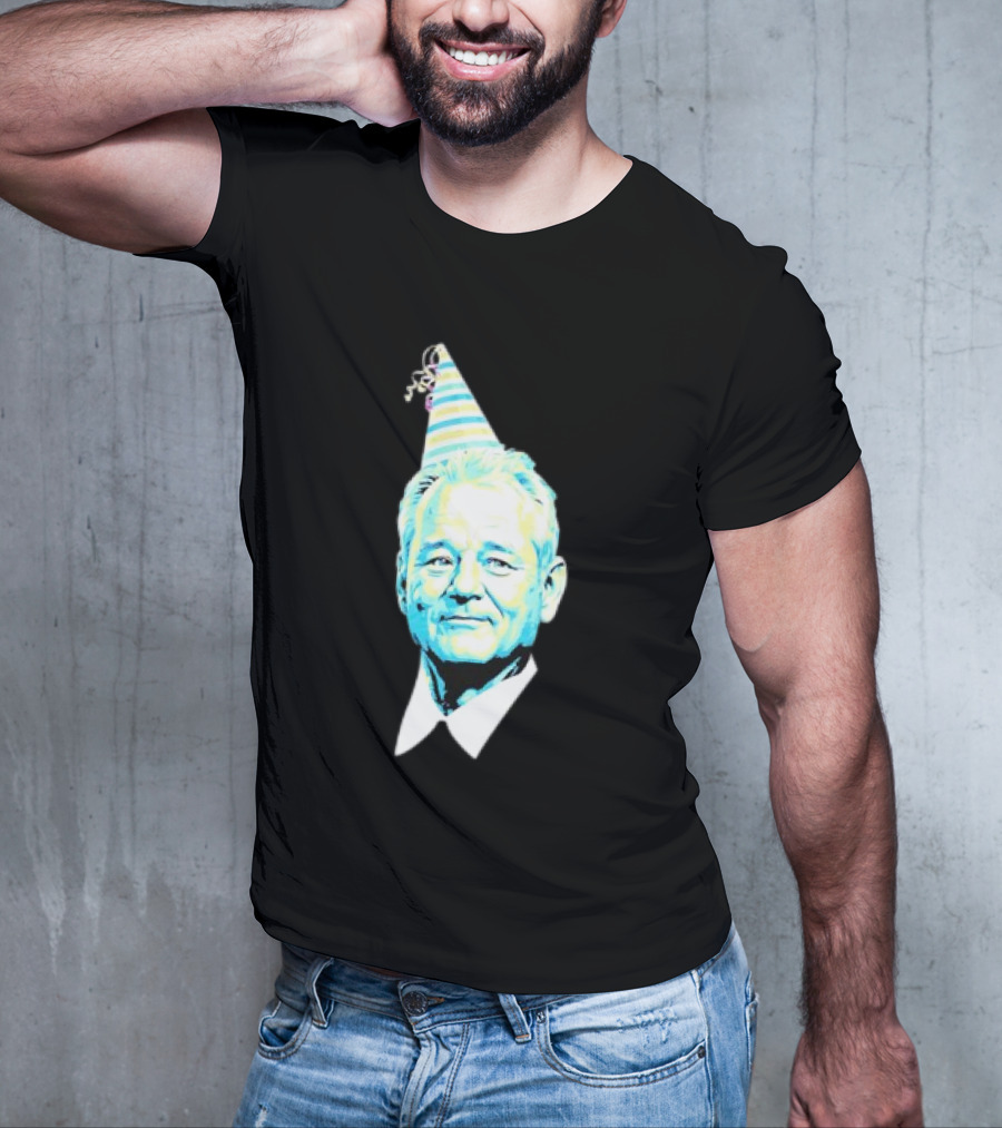 Retro Birthday Party Hat Bill T-Shirt