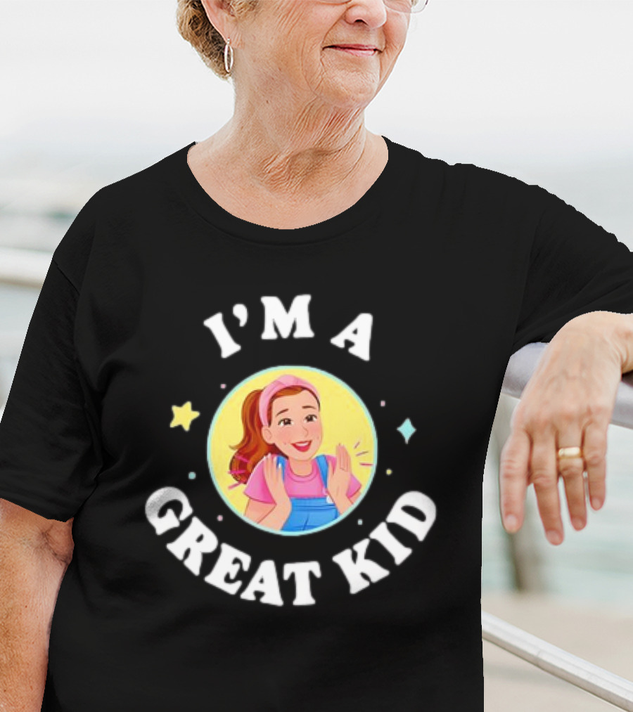 I'm A Great Kid Ms. Rachel Colorful Cartoon T-Shirt