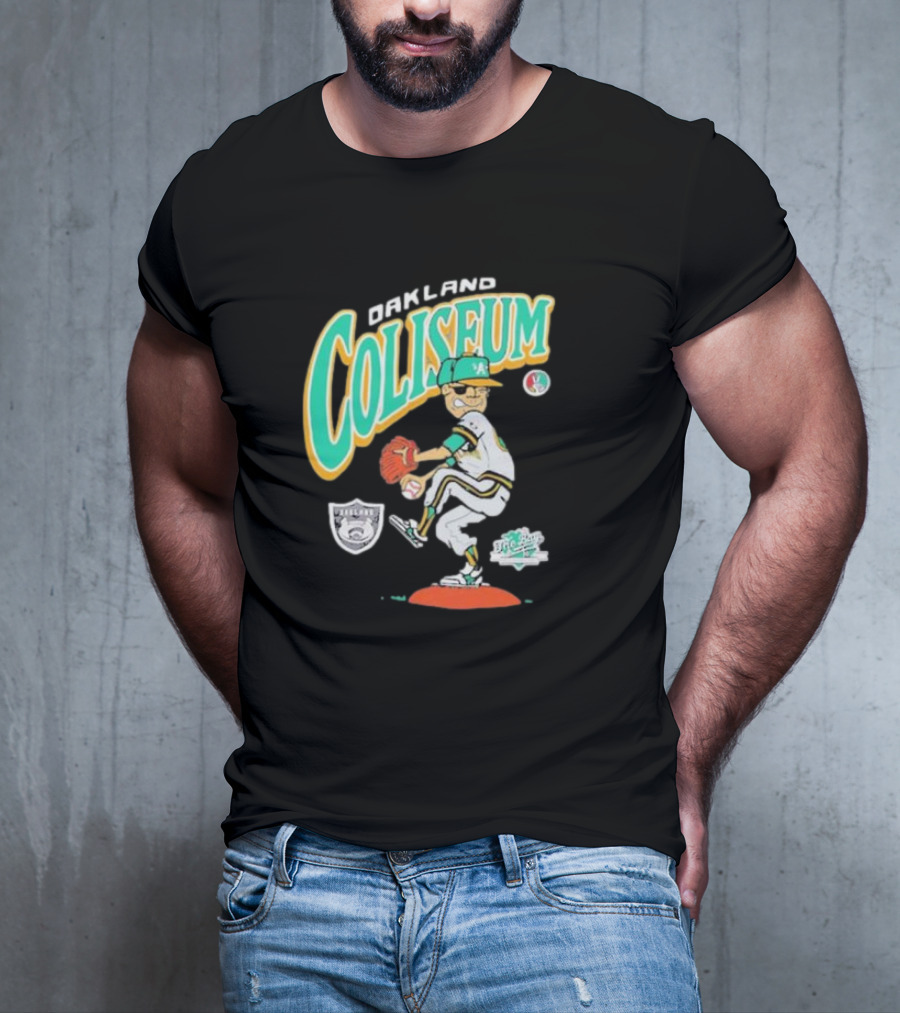 Oakland Coliseum Athletics Baseball Big Game T-Shirt