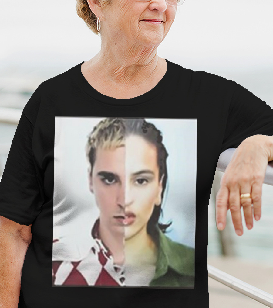 Rosalia Omega Split Face Artistic T-Shirt