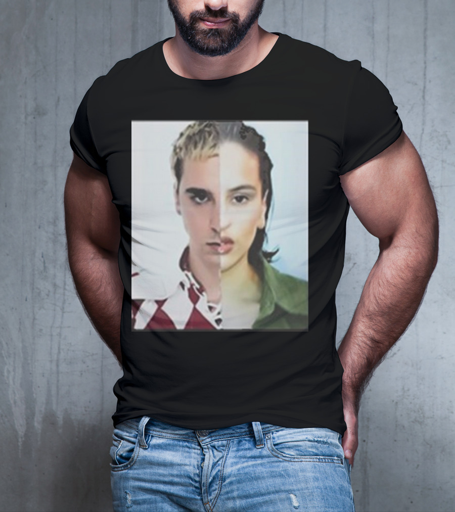 Rosalia Omega Split Face Artistic T-Shirt