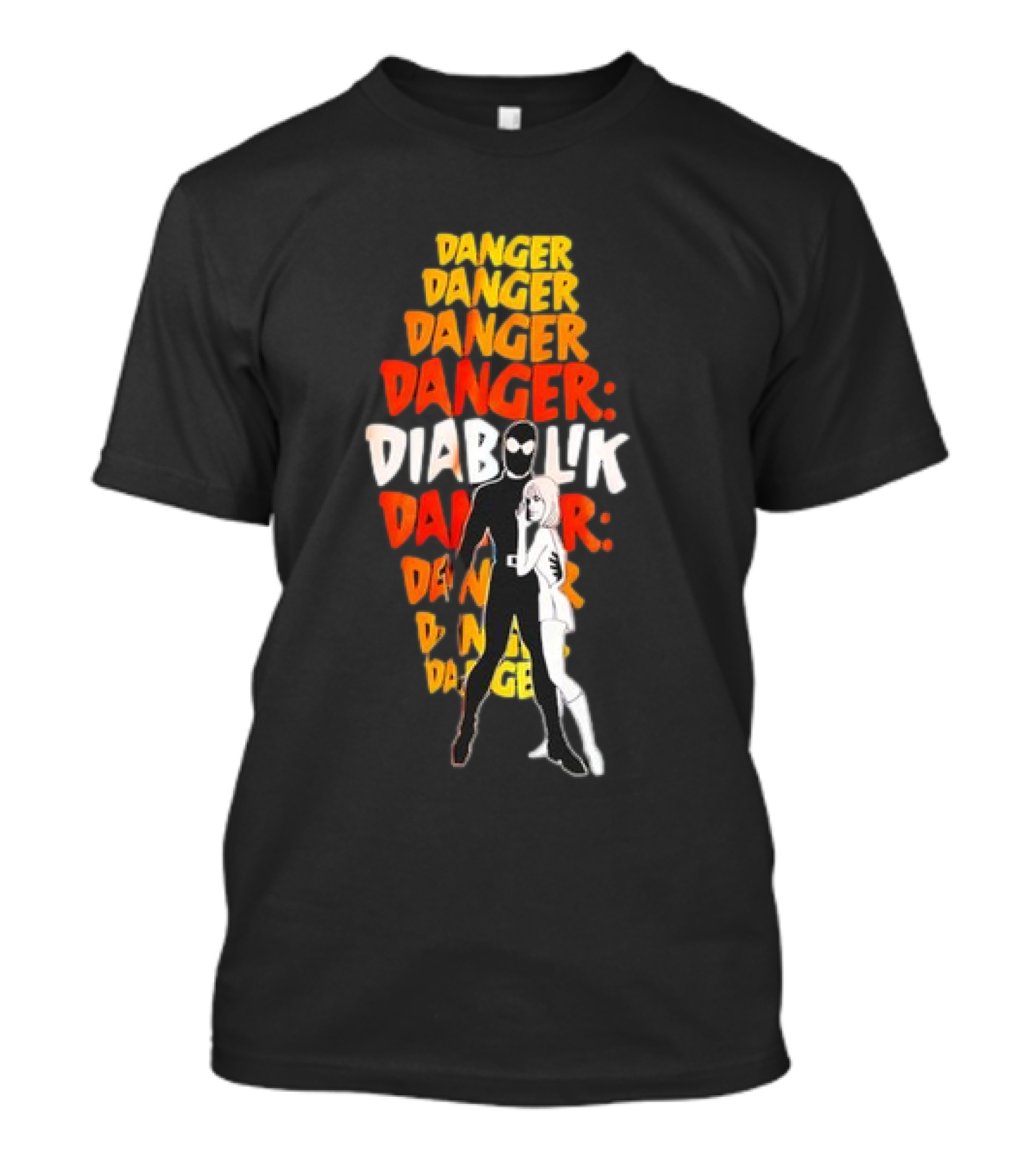 Danger Diabolik Mario Bava Crime Ennio Morricone Classic Comic Book T-Shirt