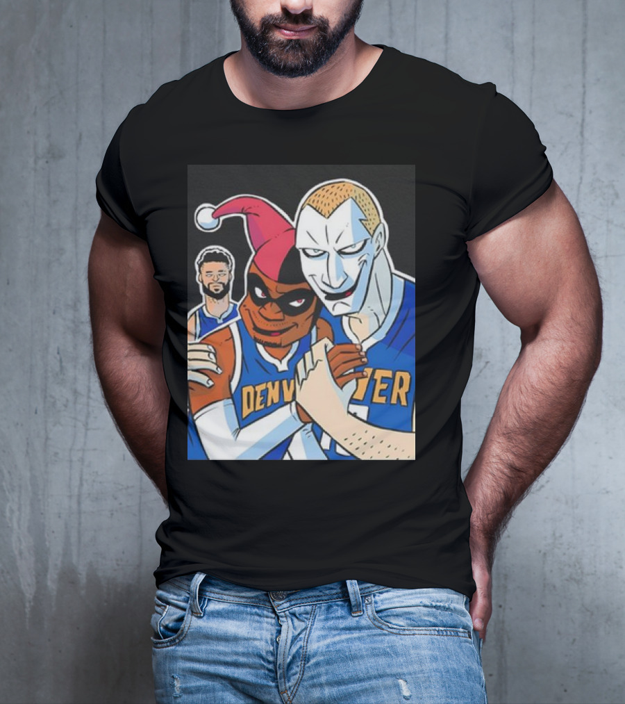 Jokic Russ Jokic Russell Westbrook Denver Nuggets Basketball Jokic Comic T-Shirt