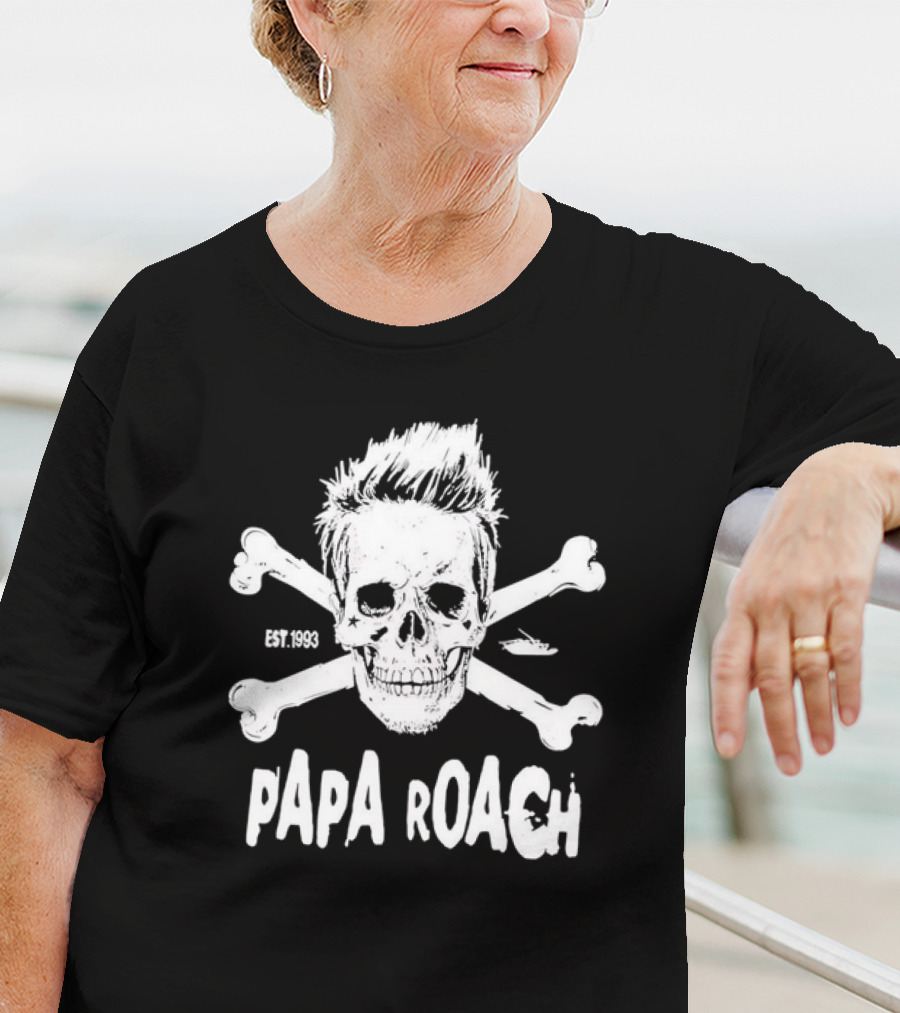 Papa Roach Est. 1993 Skull And Crossbones Rocktober T-Shirt