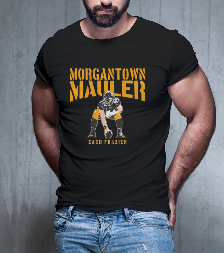 Zach Frazier Morgantown Mauler Football Player Number 54 T-Shirt