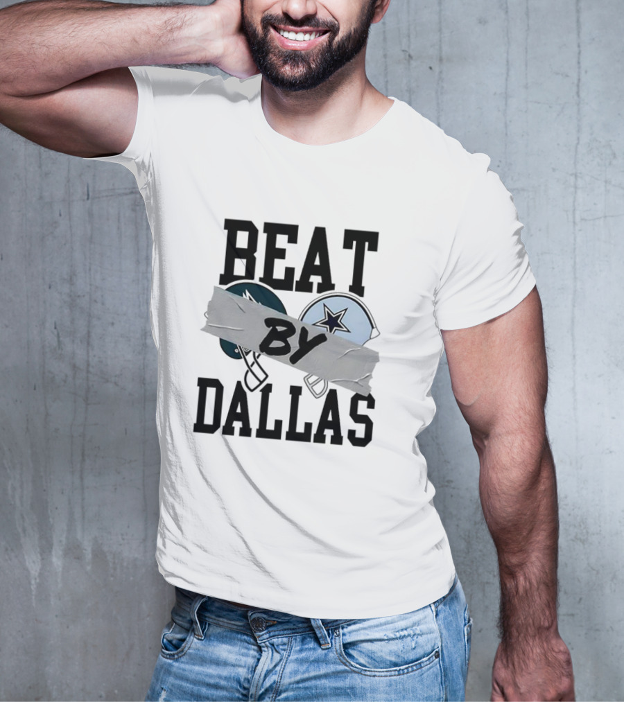Philadelphia Eagles Beat Dallas Cowboys Rivalry Slogan Helmets T-Shirt