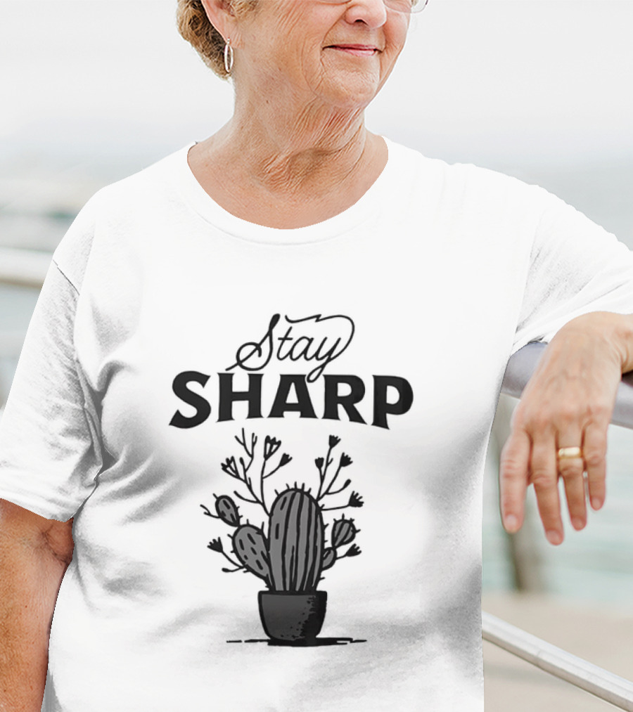 Stay Sharp Cactus T-Shirt