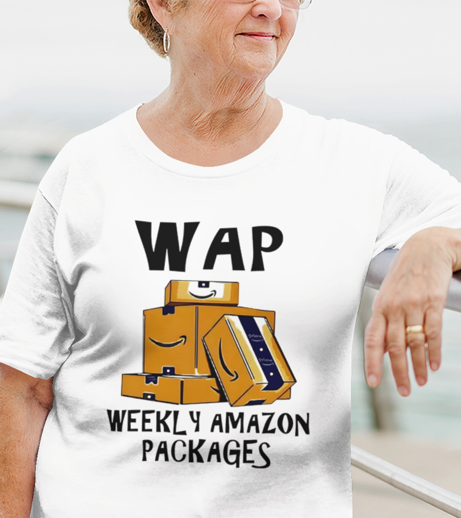 WAP Weekly Amazon Packages Box Stack T-Shirt