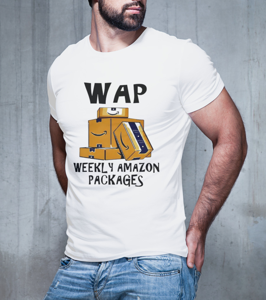 WAP Weekly Amazon Packages Box Stack T-Shirt