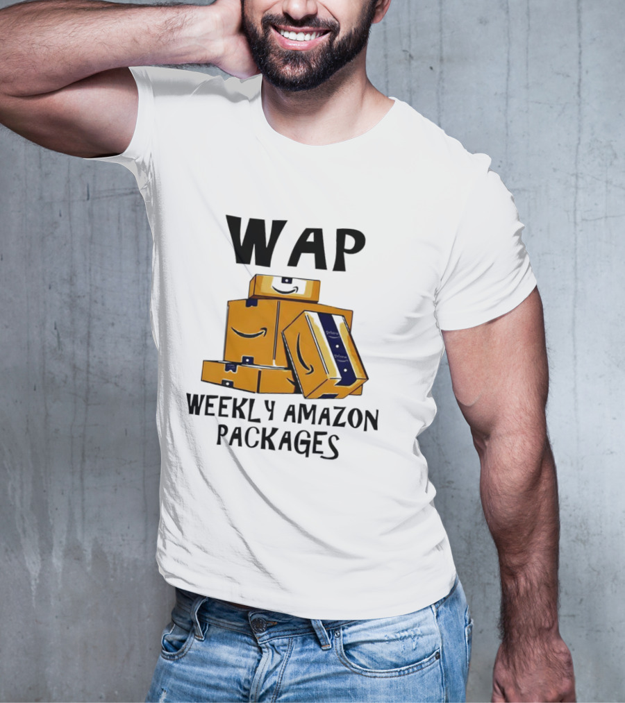 WAP Weekly Amazon Packages Box Stack T-Shirt